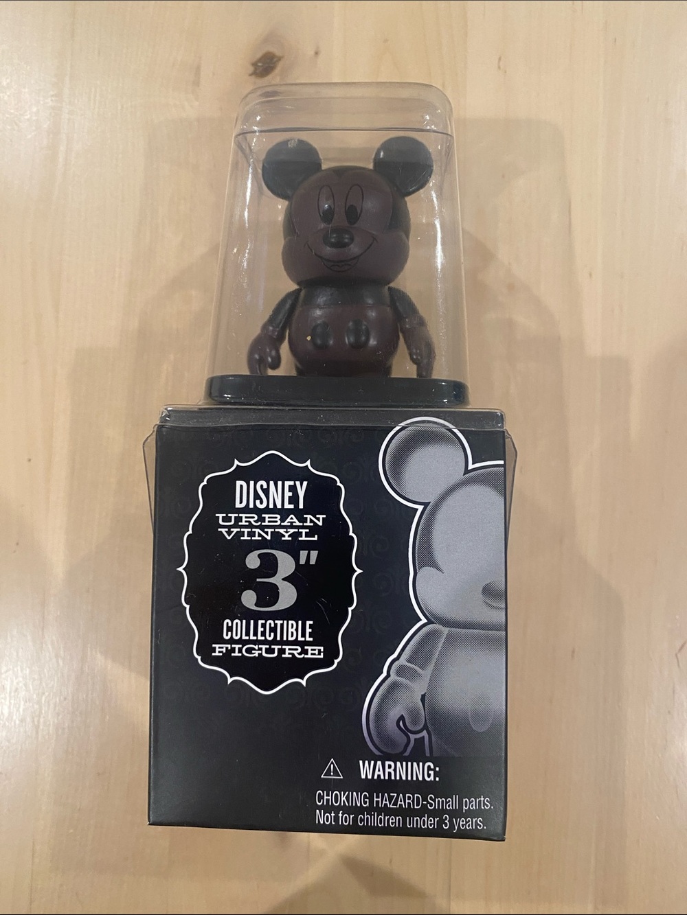 Disney Brown & Black Mickey Urban Vinyl 3" Collectible Figure